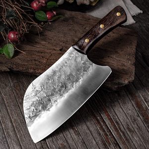 High Carbon Steel Full Tang Küchenmesser Serbischer Chef Cleaver für Fleisch und Gemüse Sharp Butcher Knife - Product Image 1
