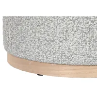Lit d'appoint en polyester 48x48x31 Prof48 Gris clair