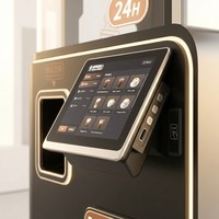Robot café intelligent, distributeur automatique de café certifié, kiosque à café automatique à vendre, bar kiosque