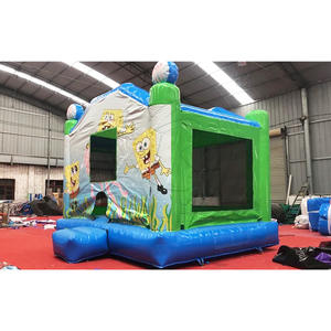 Castillo Inflable Verde para Niños, Brincolín Inflable Combinado, Casa de Brinco Inflable para Exteriores, Castillos Inflables para Fiestas - Product Image 3