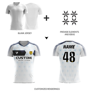 Uniformes de Fútbol Personalizados al por Mayor, Camisetas de Entrenamiento para Clubes y Equipos, Tejido Transpirable de Secado Rápido y Ecológico, Conjunto Completo de Camiseta de Fútbol Z259002 - Product Image 2