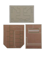 Usine professionnelle produisant différents circuits imprimés en céramique et acceptant les tailles personnalisées en nitrure d'aluminium, circuits imprimés en céramique, circuits imprimés assemblés