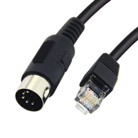 Câble Midi Din personnalisé 5 broches Din vers RJ12 6p6c Câble réseau