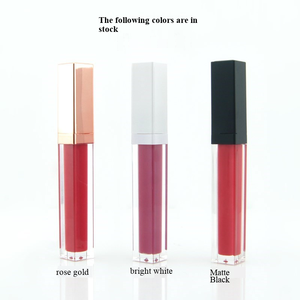 5ml Empty Lip Gloss Tube Transparent Square Multicolor Bulk Plastic Cosmetic Packaging Container Lip Gloss Bottle - Product Image 4
