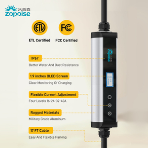 ZOPOISE Chargeur <span class=keywords><strong>de</strong></span> véhicule <span class=keywords><strong>électrique</strong></span> <span class=keywords><strong>solaire</strong></span> 11 kW portable, station <span class=keywords><strong>de</strong></span> <span class=keywords><strong>recharge</strong></span> EV triphasée Type 2, norme GB/T, max 16A 85V-264V, nouveau - Product Image 3