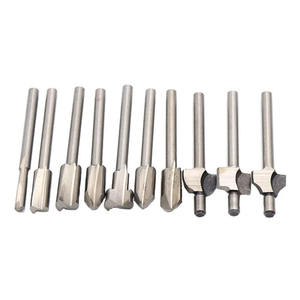 Xinsentuo – Lot de 10 fraises en acier rapide pour le travail du bois, têtes de meulage pour meuleuse électrique, fraises pour perceuse électrique - Product Image 5