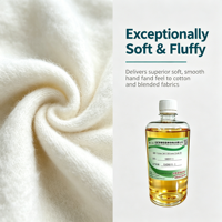 Adoucissant textile écologique à faible teneur en coton cyclique et à base d'huile de silicone douce SXD511-1