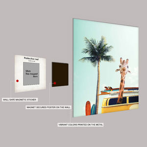 2025 gros mode métal impression maison mur Art diverses <span class=keywords><strong>fleurs</strong></span> <span class=keywords><strong>et</strong></span> plantes étain impression aimant système de suspension métal Art affiche - Product Image 1