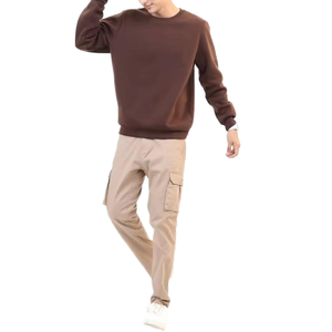 Sweat-shirt d'hiver pour homme de haute qualité et pas cher, col rond uni, manches longues, design personnalisé, respirant et à séchage rapide - Product Image 1