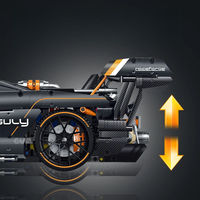 Guly 10646 Coche Deportivo RC 1:8, Juego de Bloques de Construcción ABS - 3808 Piezas, Juguete Educativo DIY para Mayores de 14 Años, Regalo de Cumpleaños