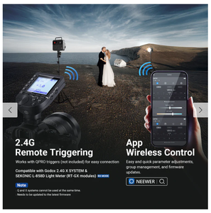 Flash stroboscopique extérieur <span class=keywords><strong>NEEWER</strong></span> Q4PRO 400Ws 2.4G TTL - Product Image 5