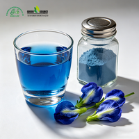 Poudre de pois papillon en vrac sous marque privée, 100 % pure, poudre de thé bleu, usine OEM ODM