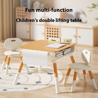 Table de jeu multifonctionnelle Yasmey modèle 8833 en vente chaude, style moderne, tables et chaises en bois massif pour enfants, pour une utilisation scolaire