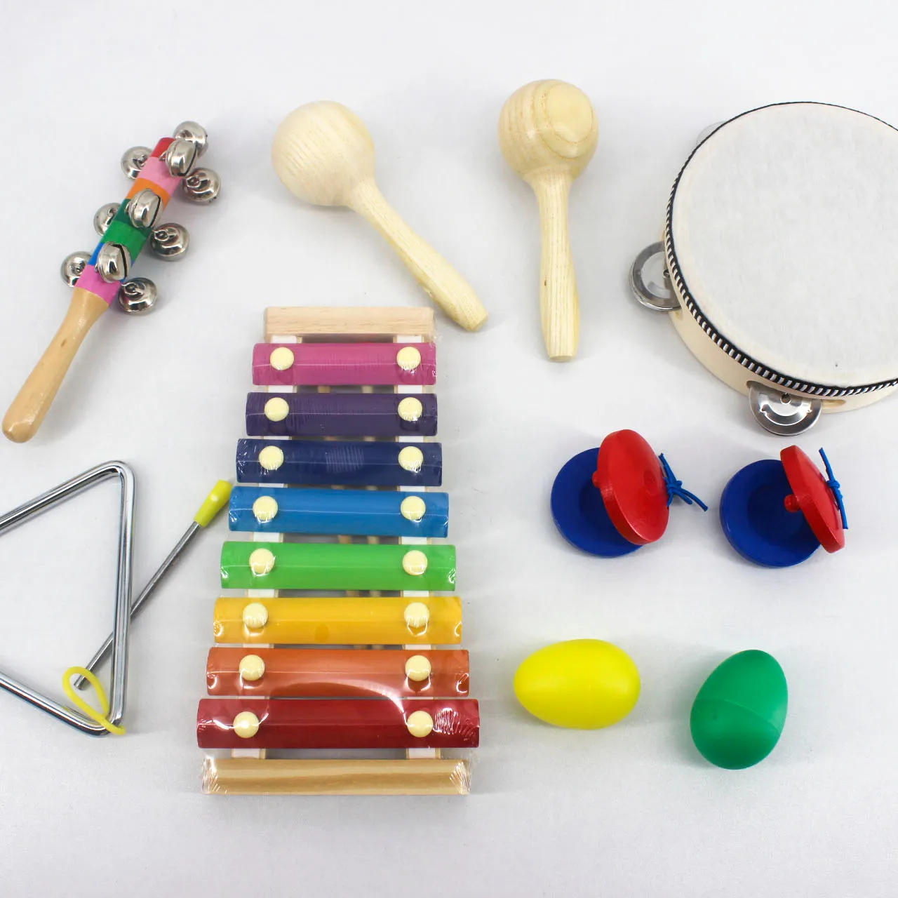 Профессиональная компания, музыкальная игрушка на заказ, набор музыкальных инструментов для малышей с ксилофоном, детская деревянная игрушка, набор ударных инструментов