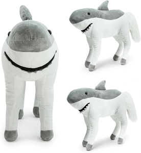 Juguetes <span class=keywords><strong>de</strong></span> Peluche Personalizados, Adorable Peluche <span class=keywords><strong>de</strong></span> <span class=keywords><strong>Tiburón</strong></span> y Caballo, Muñeco <span class=keywords><strong>de</strong></span> Peluche Suave <span class=keywords><strong>de</strong></span> Tela <span class=keywords><strong>de</strong></span> Algodón, Diseño Personalizado <span class=keywords><strong>de</strong></span> Criatura <span class=keywords><strong>de</strong></span> Fantasía, Antiestrés - Product Image 1