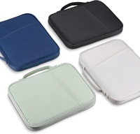 Pochette polyvalente avec fermeture à glissière rembourrée Protection de voyage 9-11 pouces pour clavier et tablette Housse de transport avec poignée pour iPad
