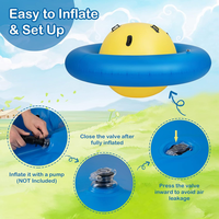 Dôme de jeu gonflable en PVC pour enfants, avec balançoire et trampoline à balles, pour sports de plein air dynamiques
