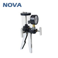 NOVA Professional Handheld Hydraulic Pressure Calibrator - Portable Manual Pressure Gauge Tester for Industrial Calibration