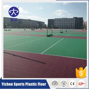 Azulejos deportivos entrelazados multiusos para fútbol sala, baloncesto, tenis, bádminton, hockey, cancha de patinaje - Product Image 4