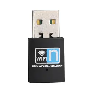 Adaptor USB Wifi 300M Nirkabel USB Wifi Dongle Kartu Jaringan Nirkabel USB dengan Chipset RTL8192