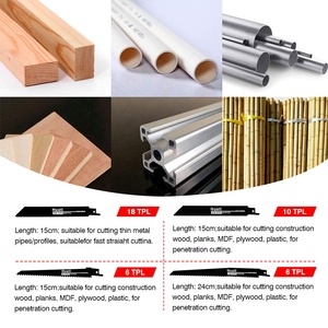 Sierra Recíproca Inalámbrica sin Escobillas, Herramienta de Corte de Madera y Metal de Velocidad Variable para Batería Makita de 18 V - Product Image 2