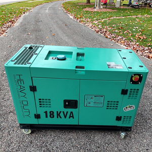 เครื่องกำเนิดไฟฟ้าดีเซลแบบพกพาขนาด 7KW 10KW 15KW เงียบพิเศษ สำหรับใช้ในบ้าน 110V/380V 50/60Hz พร้อมล้อและระบบ ATS ขายตรงจากโรงงาน - Product Image 1