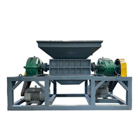 Automatische Dubbele As Shredder Machine Stronk Olijf Core Kokosnoot Schelp Fiber Raffia Houtwol Landbouw Shredder Machine