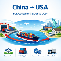 Expédition maritime de la Chine vers les États-Unis, livraison porte-à-porte DDP, fret maritime avec LCL+Express, transit et assurance en 30-45 jours