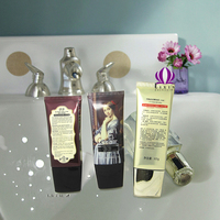 Conteneur de lotion crème de soin PE fini brillant D19mm 20g personnalisé Tube de compression d'emballage cosmétique souple LX340 LIXIN/OEM