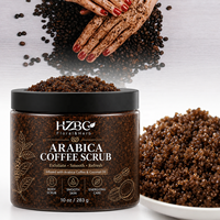 Gommage au café OEM - Gommage corporel exfoliant pour la cellulite et les vergetures, Gommage au café Arabica naturel pour une peau lisse et ferme