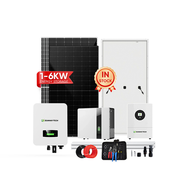 Home Off Grid Solar Systems Complete Kit 5000W 5kW 10kW 20kW 30kW Hybrid on Grid Solar Power Energy System for Home 10kW