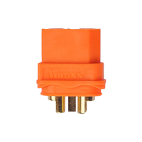 Connecteur solaire XT60I femelle 35A, 2+1 broches de signal plaquées or en cuivre pour faisceaux de câblage photovoltaïque solaire