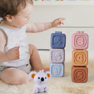 Bloques de Números y Formas <span class=keywords><strong>Konig</strong></span> Kids, Juguetes de Baño para Bebés, Bloques de Construcción Apilables Suaves Sensoriales para Bebés, Juguetes para Bebés - Product Image 1