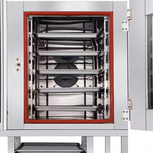 3 4 5 6 8 10 12 트레이 가스 열풍 대류 오븐 3 트레이 220V 50HZ 1 상 0.65KW - Product Image 1