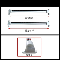 Barres transversales de toit en alliage d'aluminium JOESHIER pour Infiniti QX60 2022-2025, capacité de charge 100 kg, installation facile, noir/argent