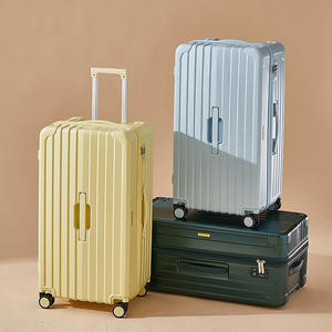 <span class=keywords><strong>Silla</strong></span> de cuero de viaje Trolley Bag Tamaño de la cabina Duffle Trolley Travel Bag ABS PC Travel Trolley Bag - Product Image 1