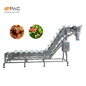 Paslanmaz çelik endüstriyel eğimli kova asansörü paketleme makinesi montaj hattı 380V/220V 2.5-10 metreküp/saat kapasitesi - Product Image 2