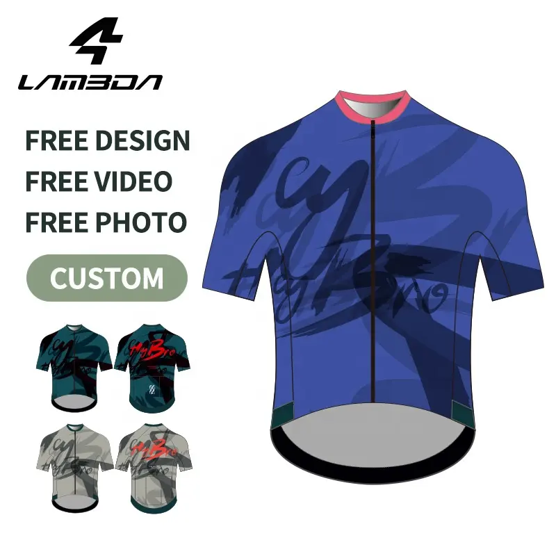 La2024 bisiklet kıyafeti yaz OEM erkekler kadınlar gömlek özel döngüsü giyim Ciclismo Cusomt erkekler bisiklet Jersey
