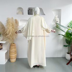 Robe ample imprimée Dubaï Turquie Kaftan Musulman à franges Manches chauve-souris Abayas Robes <span class=keywords><strong>Femme</strong></span> Caftan Vêtements Islamiques - Product Image 3