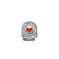 Bretelles hip hop bricolage combinaison plein diamant cuivre incrusté de zirconium transfrontalier explosif hip hop or dents grillz en gros