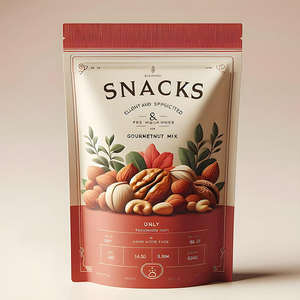 Sacs d'emballage réutilisables de qualité alimentaire pour épices et assaisonnements, pochettes verticales en PET/BOPP pour poudre de noix, chocolat, sucre et autres aliments - Product Image 1