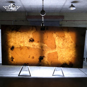 หินควอตซ์เทียมโกลด์ท็อป 7017 แผ่นหินควอตซ์แพนโดร่า พีดี สำหรับเคาน์เตอร์ครัวและโต๊ะ - Product Image 3