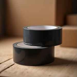 Multipurpose Duct <b>Tape</b> Adhesive <b>Tapes</b> 1 In X 30 Yd Black Strong Seal For Repair And Construction - Product Image 2