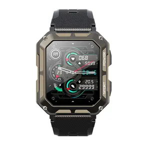 Latest Standard Tactical C20pro Smartwatch 2023 IP67 Dustproof Waterproof Call Remote Camera Smart Watches