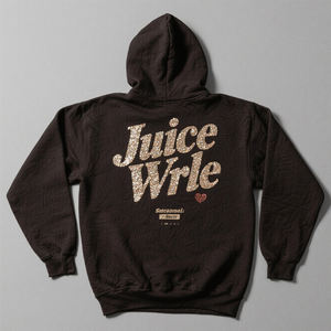 Custom Men's <strong>Juice</strong> <strong>Wrld</strong> <strong>Hoodie</strong> Oversized Glitter Print Sweatshirts Boxy Vintage Style for Youth Hoodies - Product Image 3