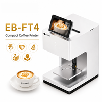 Imprimante à café de bureau compacte EVEBOT, machine classique pour l'art latte, idéale pour les petits cafés