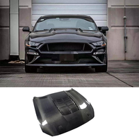 Capot moteur avant en fibre de carbone de style GT500 modifié pour Ford Mustang 2018-2022, accessoires de modification extérieure de voiture