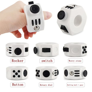Jumon Autism Anti-Stress <b>Magical</b> 6-Sided Cube Spinner Toys for Outdoor Playing Customized Color Plastic & Metal Finger Toy - Product Image 3