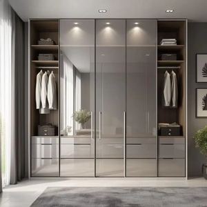 Meubles de dressing de luxe au design moderne, armoire sur mesure de qualité supérieure, rangement contemporain personnalisé, dressing walk-in - Product Image 1