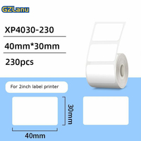 20-50Mm Gulungan Stiker Label Tiga Lapis Perekat Diri Tahan Air Tahan Air Kertas Pengganti Bebas BPA Label Portabel M110 M120 M220